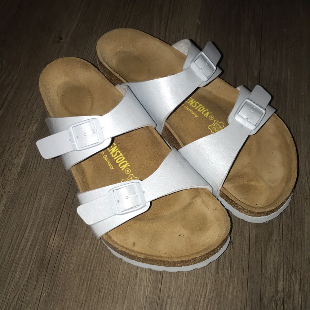 Pastel/baby blue Birkenstocks